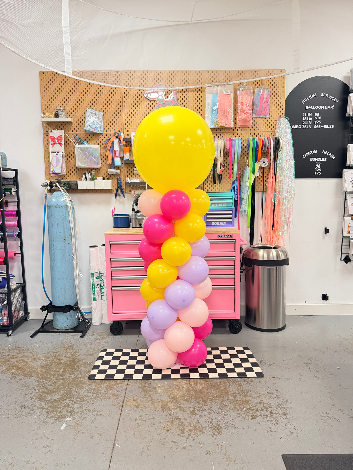 Custom Balloon Column- Classic Styling