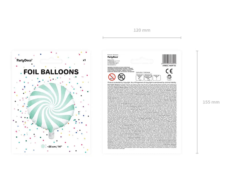 Foil Balloon Candy, Green
