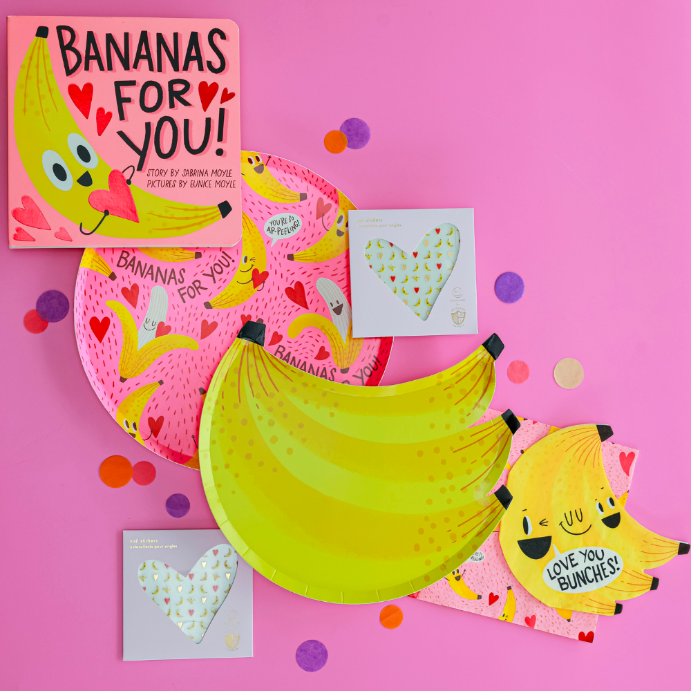 Bananas For You "Love You Bunches" Large Napkins