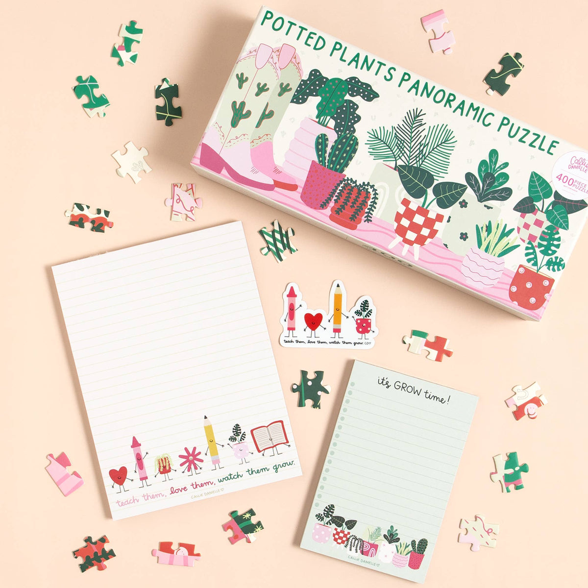 Teach Them Love Them Watch Them Grow Notepad