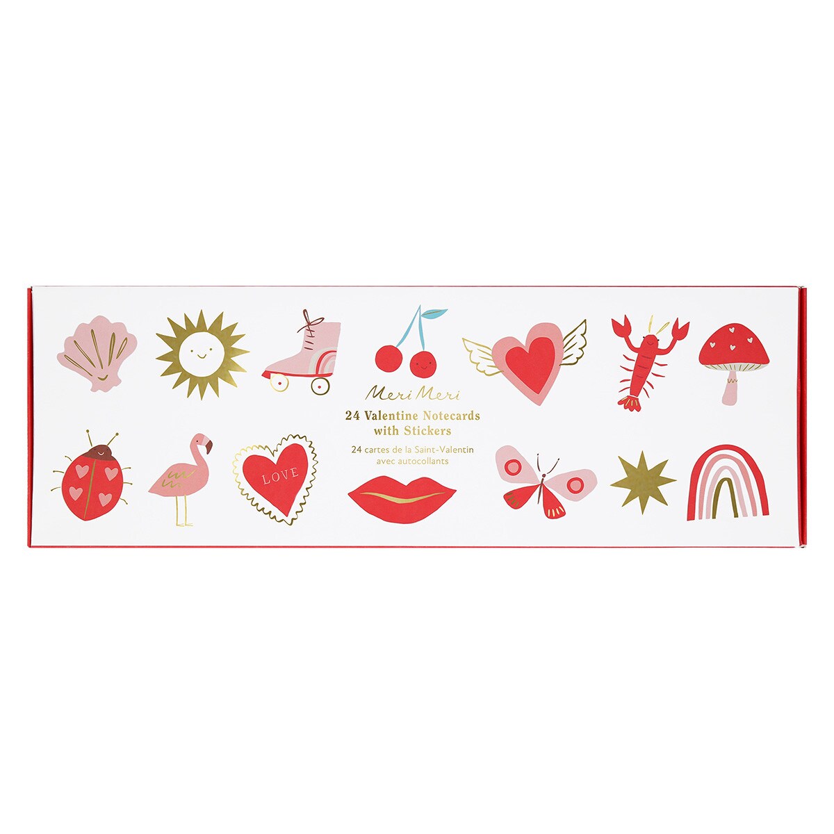 Icon Kids Valentine's Cards & Stickers Set (x 24)