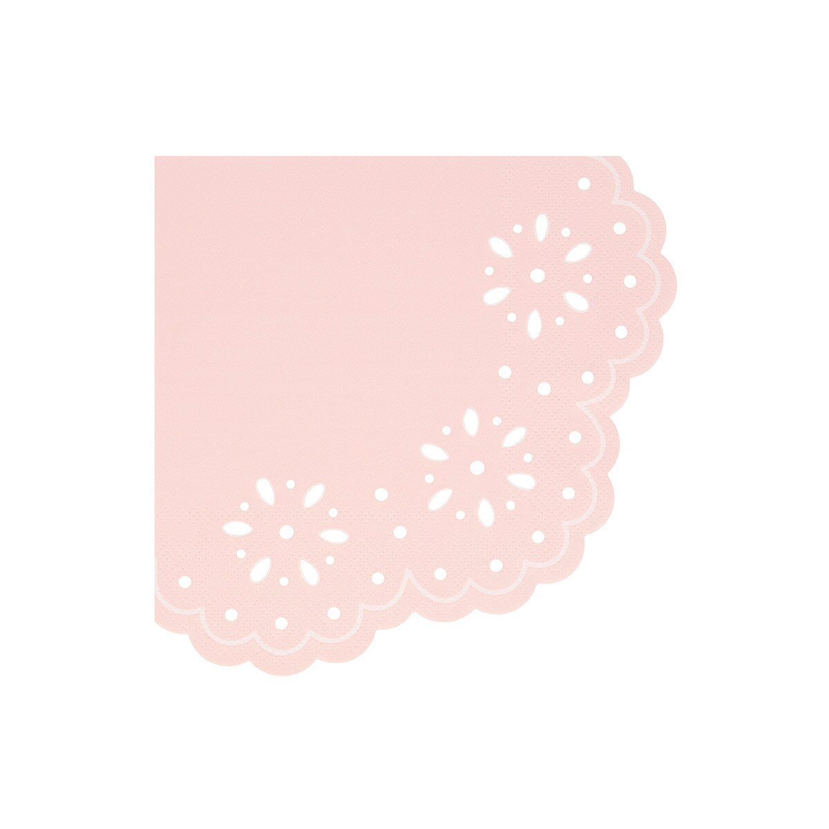 Broderie Anglaise Lace Multi Large Napkins (x 16)