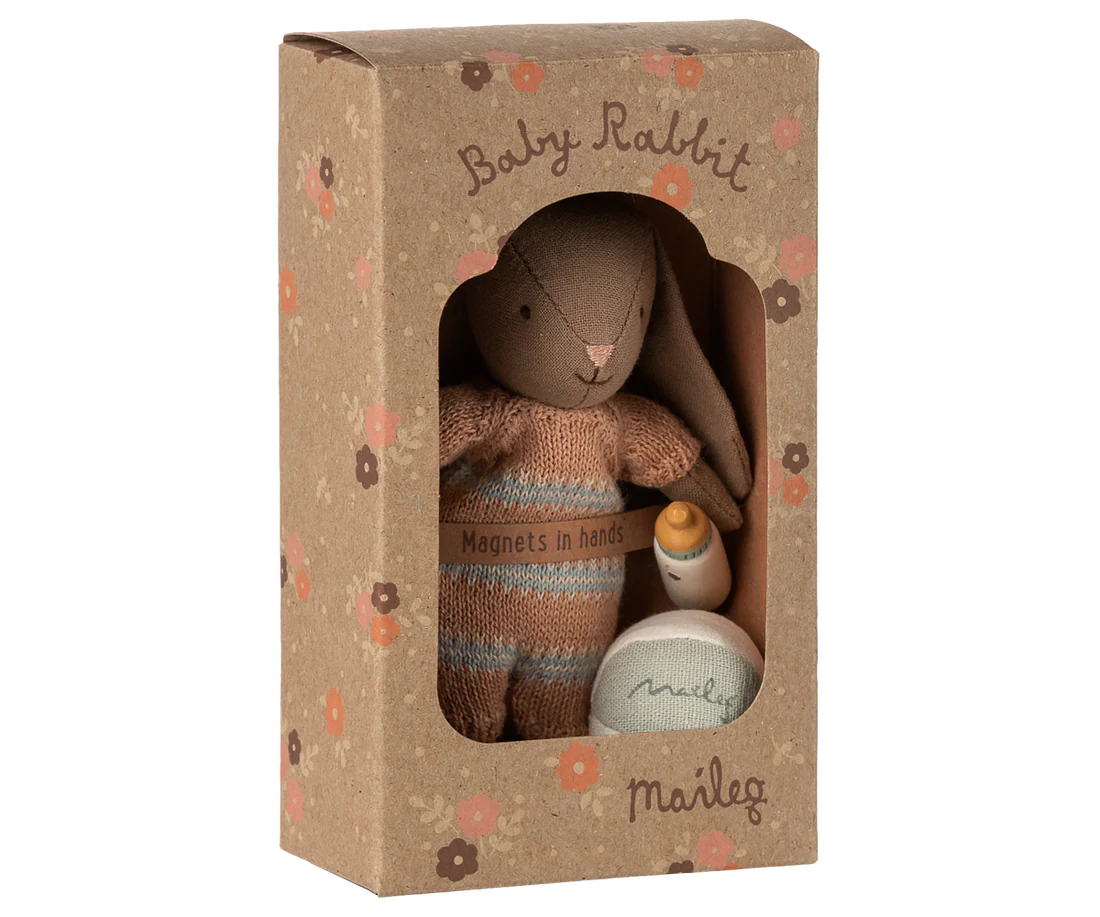 Bunny set, Micro - Brown - Dusty rose