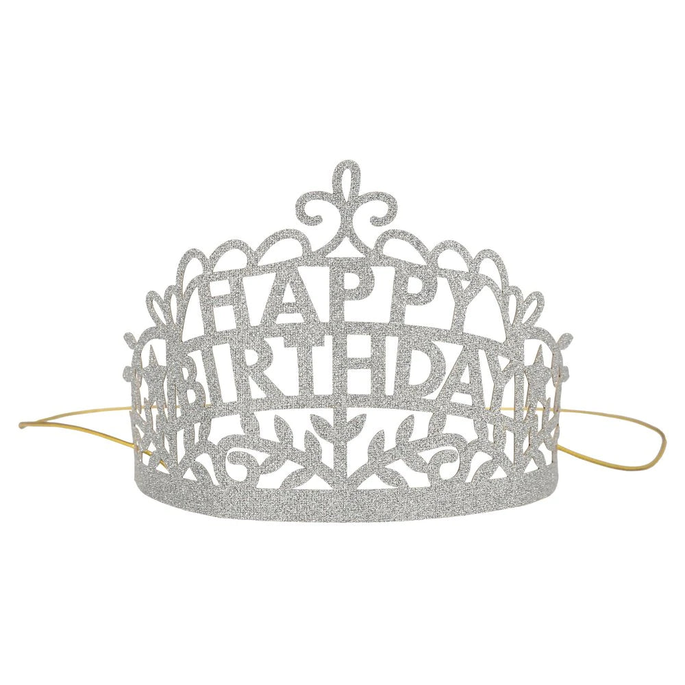 Happy Birthday Party Tiaras (x 8)