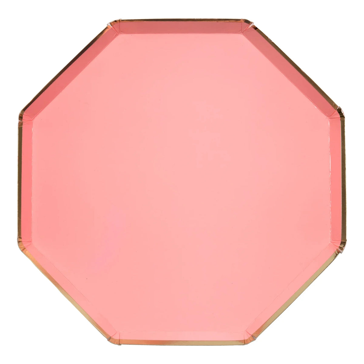 Neon Coral Dinner Plates