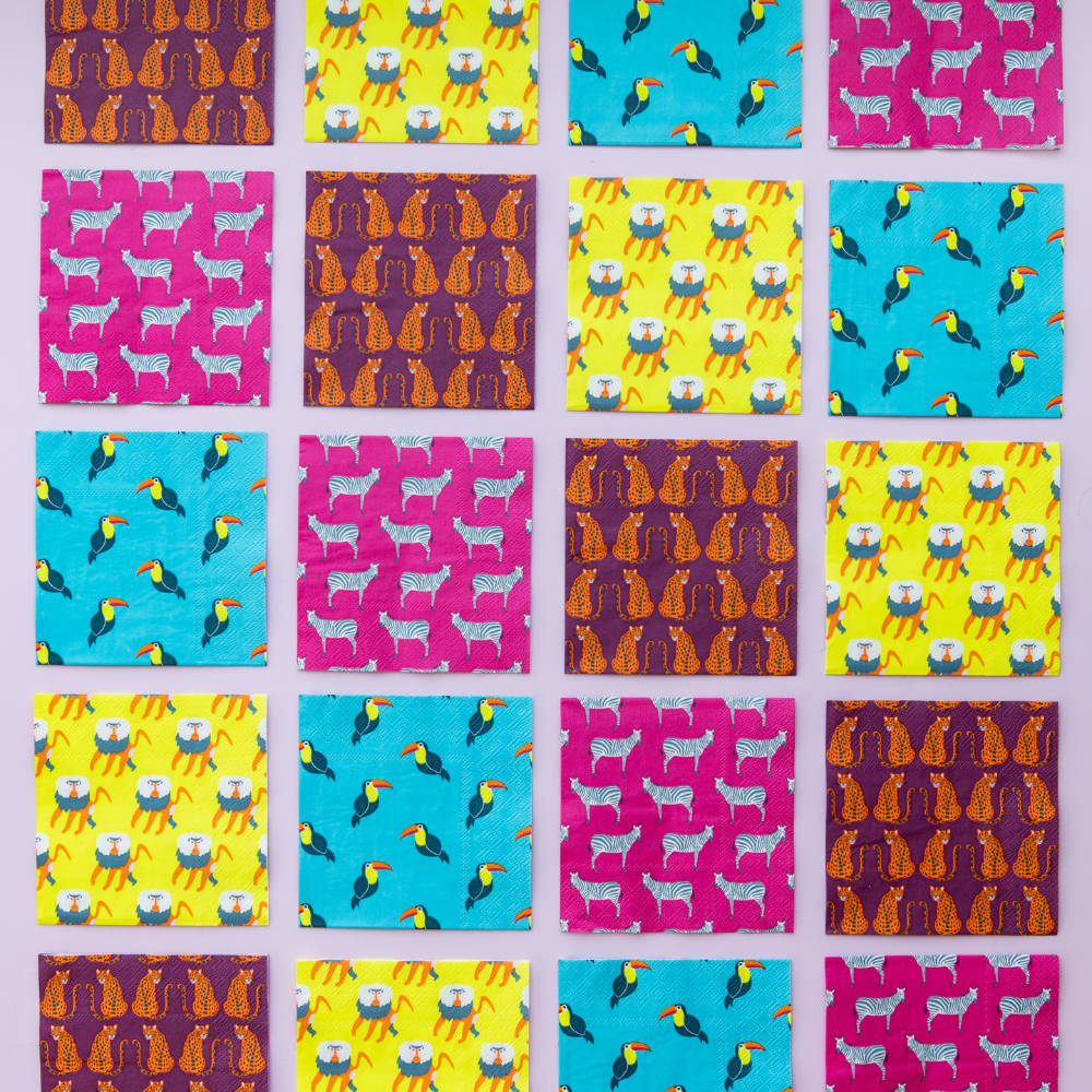 Jungle Animals Large Napkins