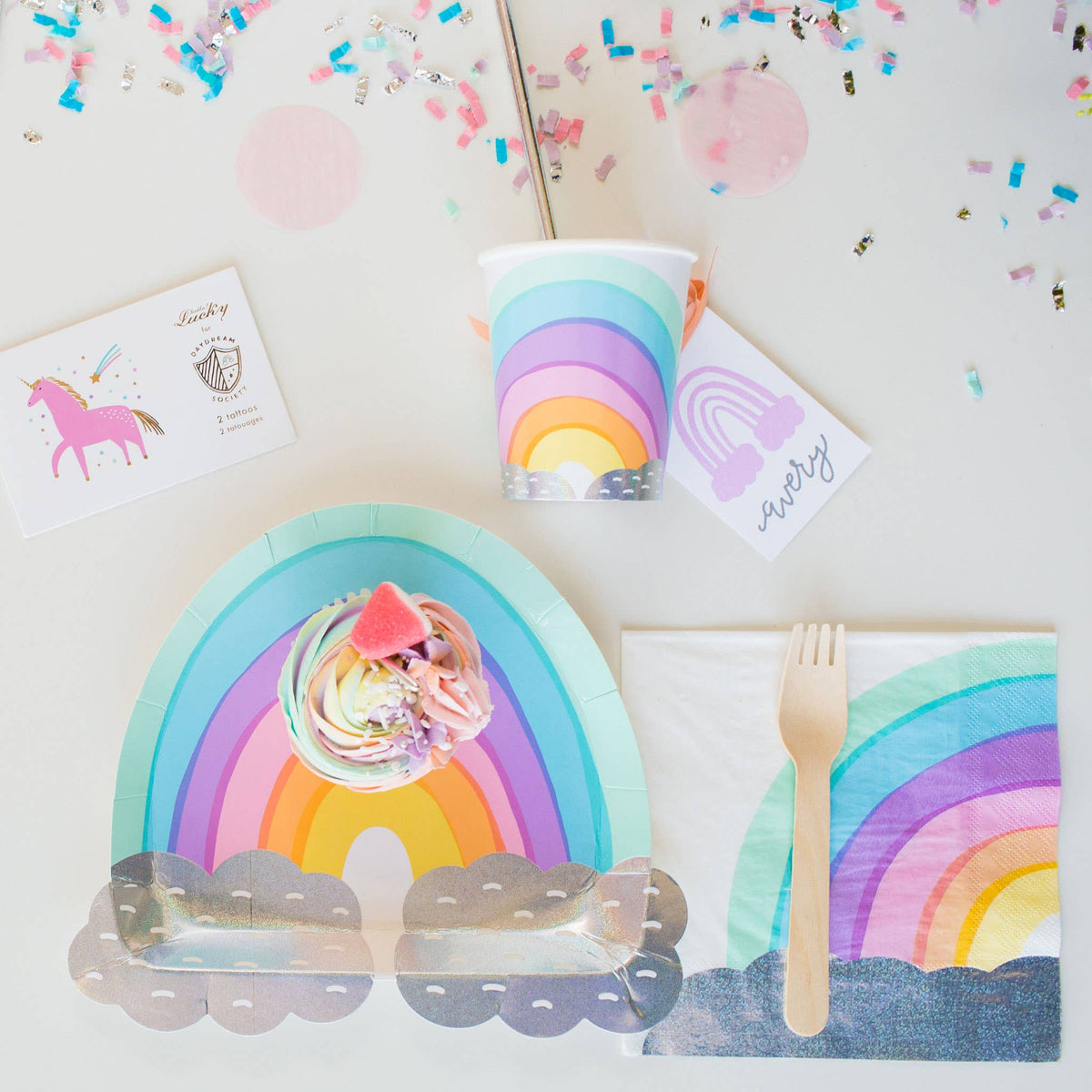 Over the Rainbow Large Napkins - 16 Pk.