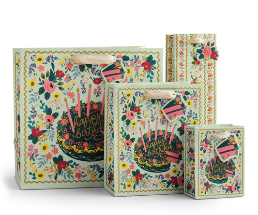 Floral Cake Gift Bag: Medium