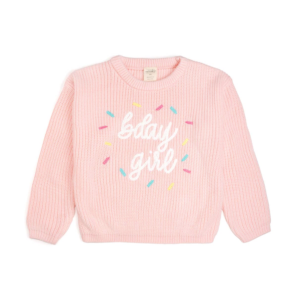 Birthday Girl Sprinkle Knit Sweater