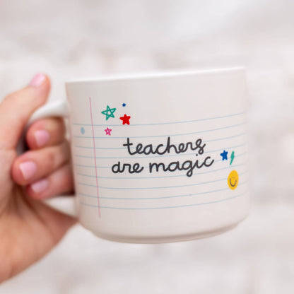 Teachers Are Magic Ceramic Mug - Cream