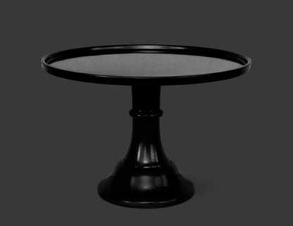 Melamine Cake Stand Large- Ink Black 11.5