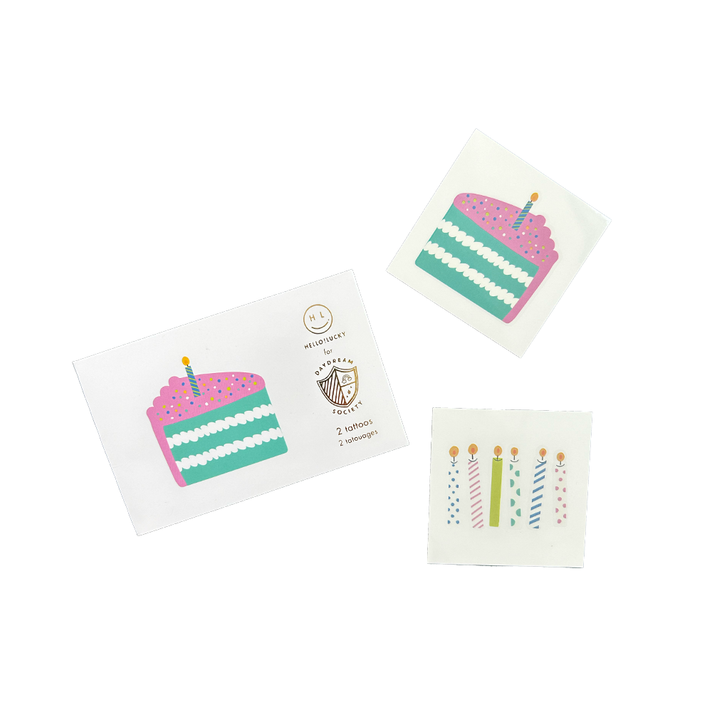 It's A Birthday Temporary Tattoos