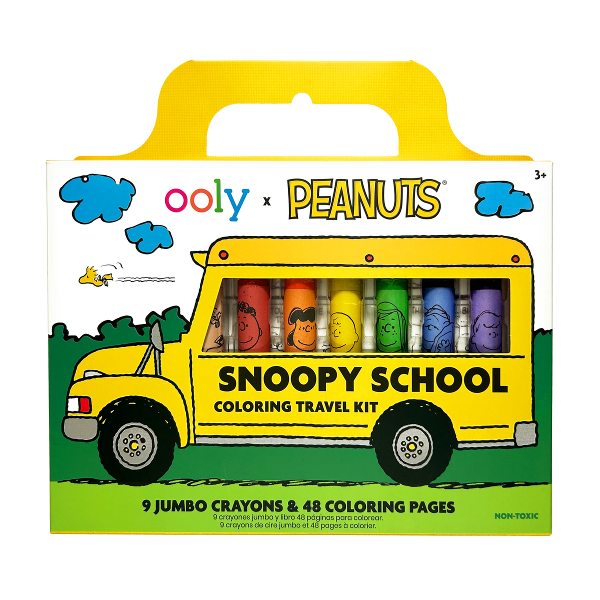 OOLY x Peanuts Snoopy School Coloring Travel Kit