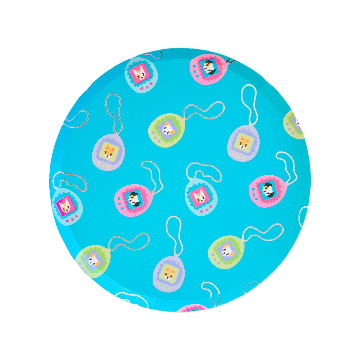 Y2K Valentines Pixel Pals Dessert Plates