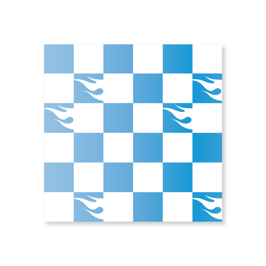 HOT WHEELS™ BLUE FOIL CHECKER LARGE NAPKINS