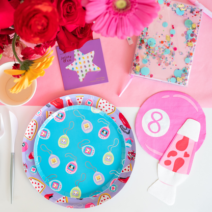 Y2K Valentines Pixel Pals Dessert Plates