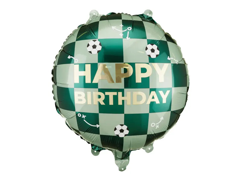 Foil Balloon Happy Birthday with Balls