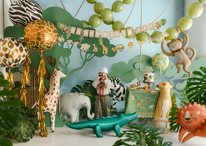 Foil Balloon Cheetah Spots Ball
