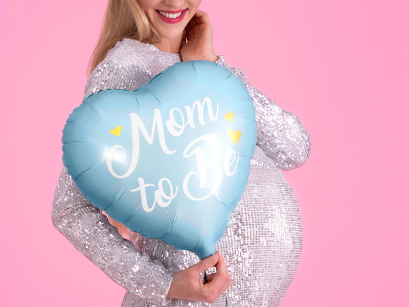 Mom to Be Foil Balloon-Blue