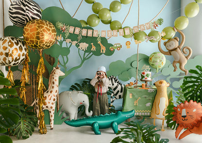 Foil Balloon Zebra Stripes Ball