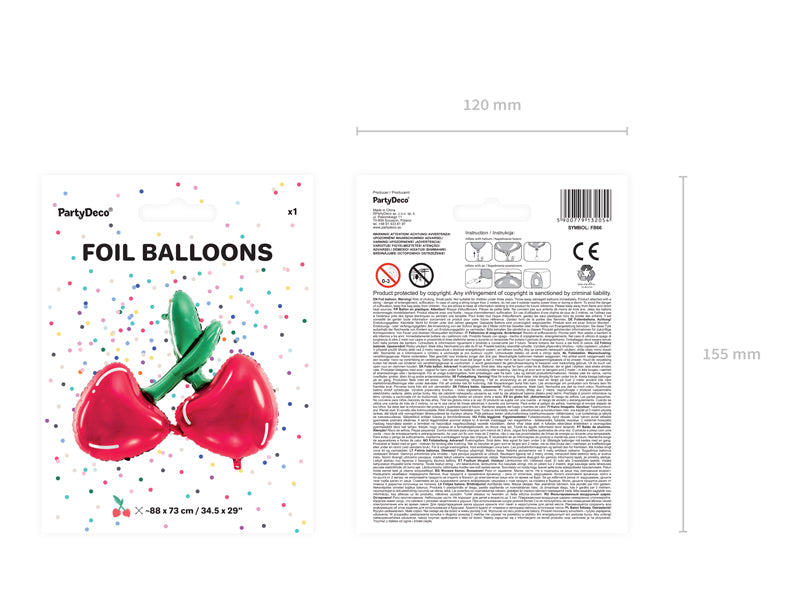 Cherry Foil Balloon