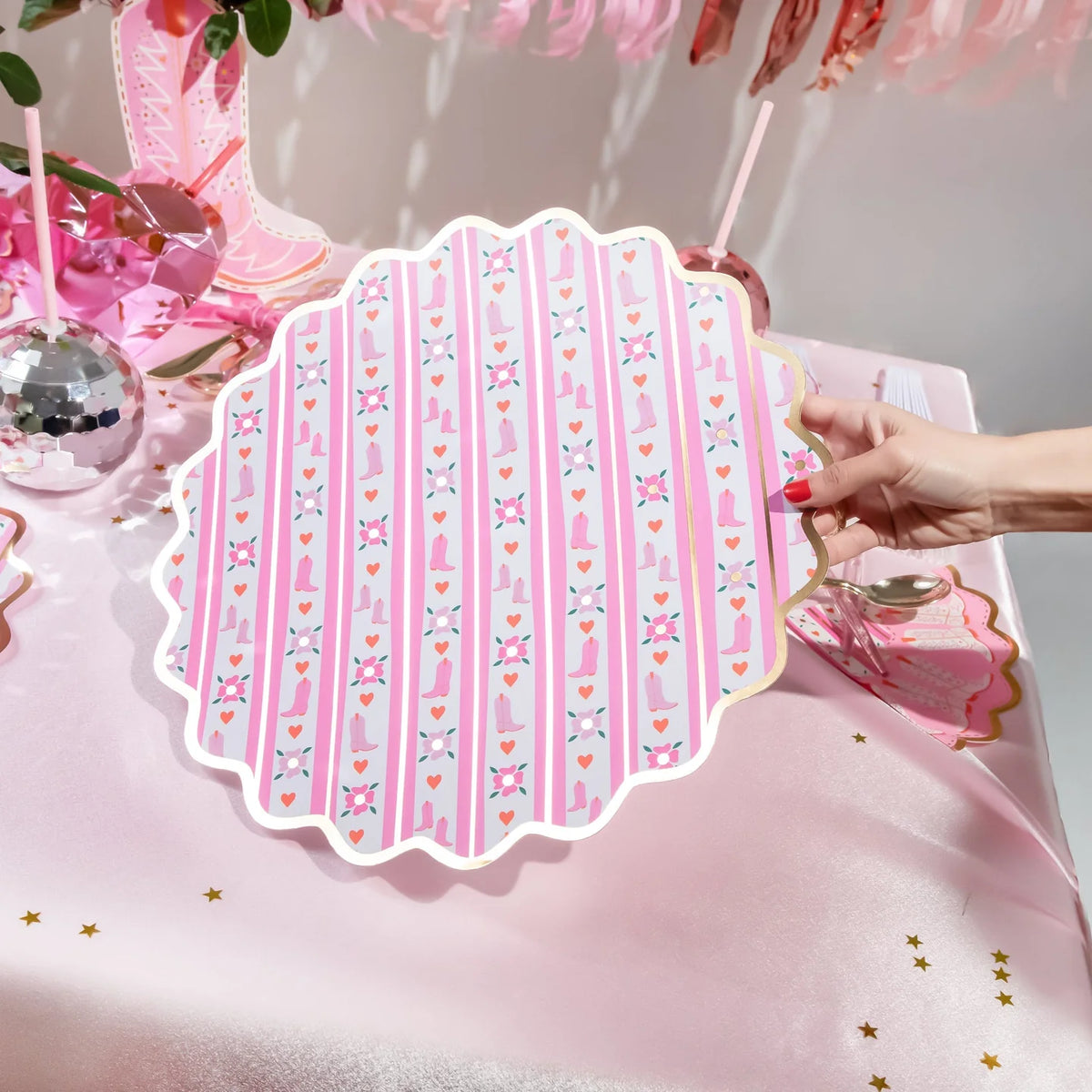 Boot Scoot Blooms Placemats