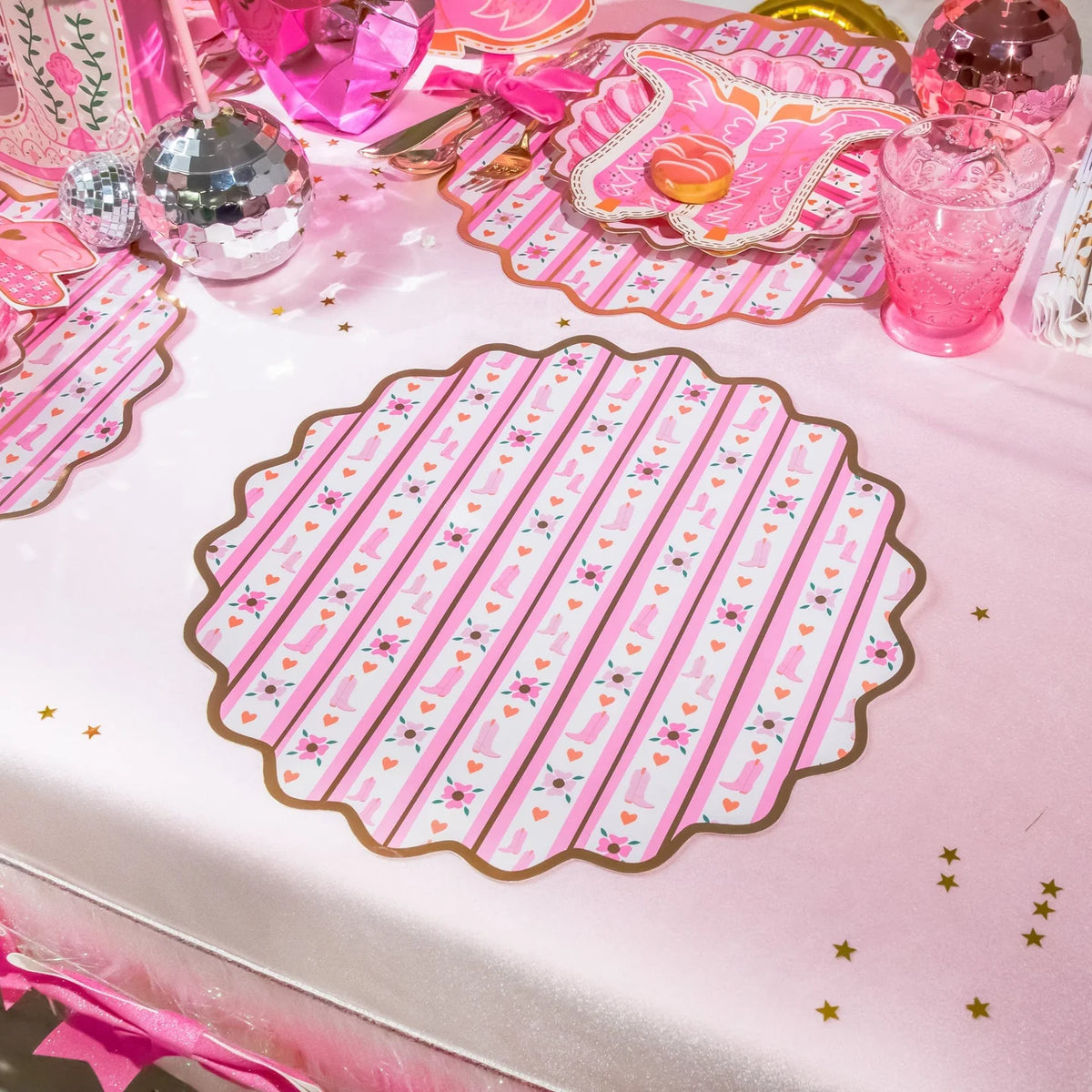 Boot Scoot Blooms Placemats