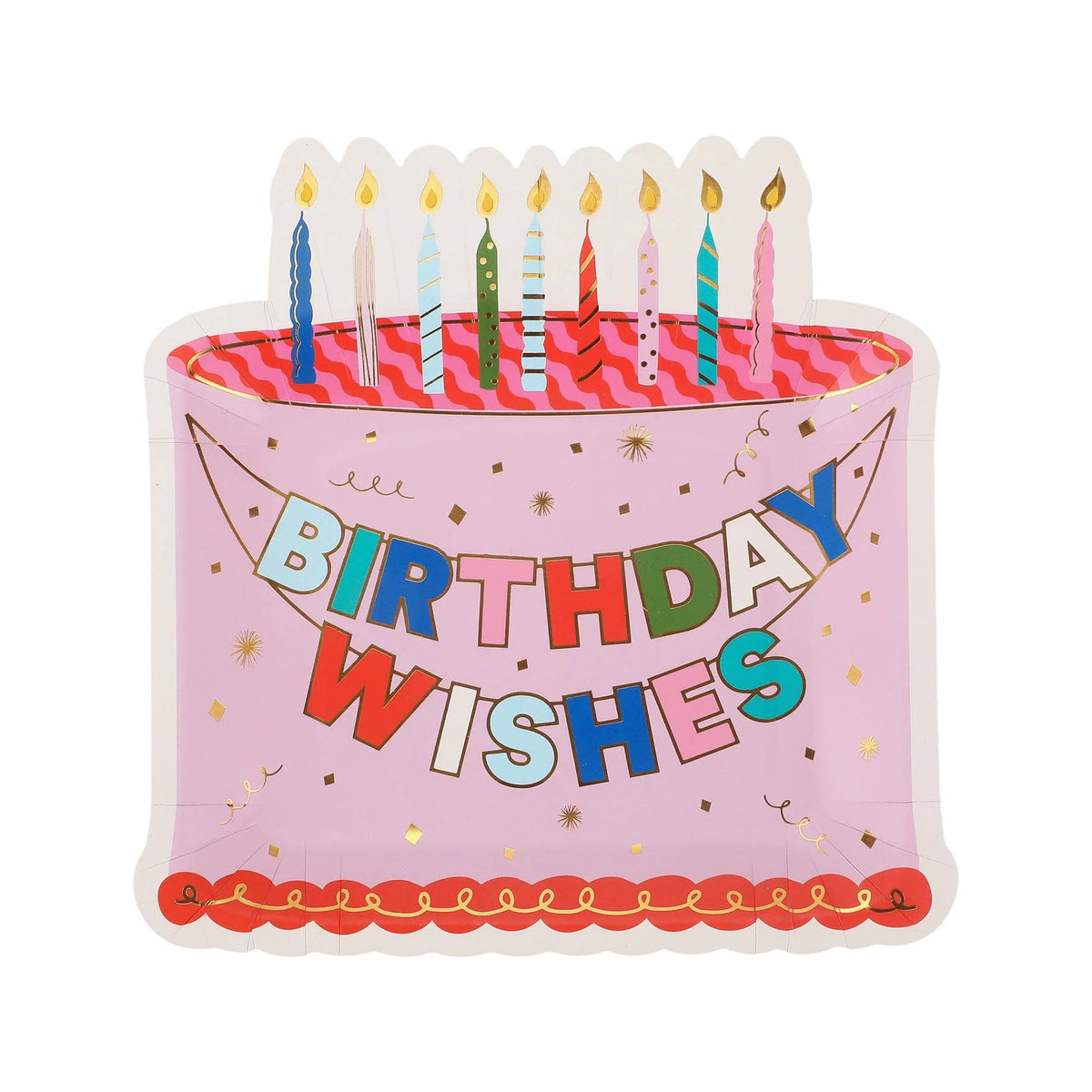Birthday Wishes Dessert Plates