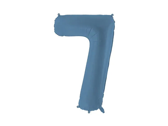 Foil Balloon Number Navy Blue