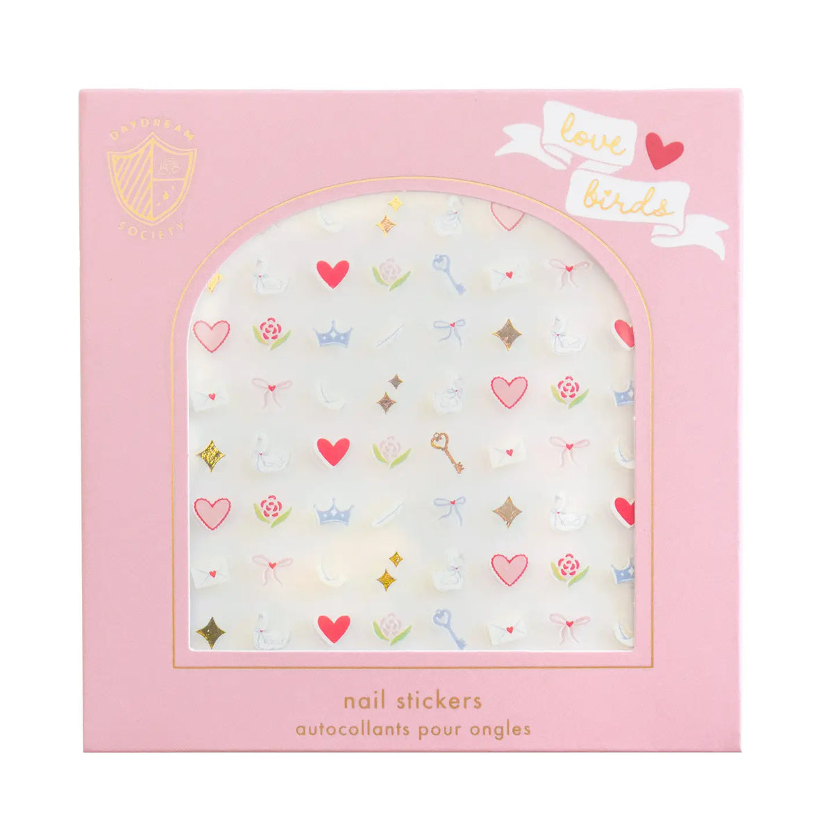 Love Birds Nail Stickers