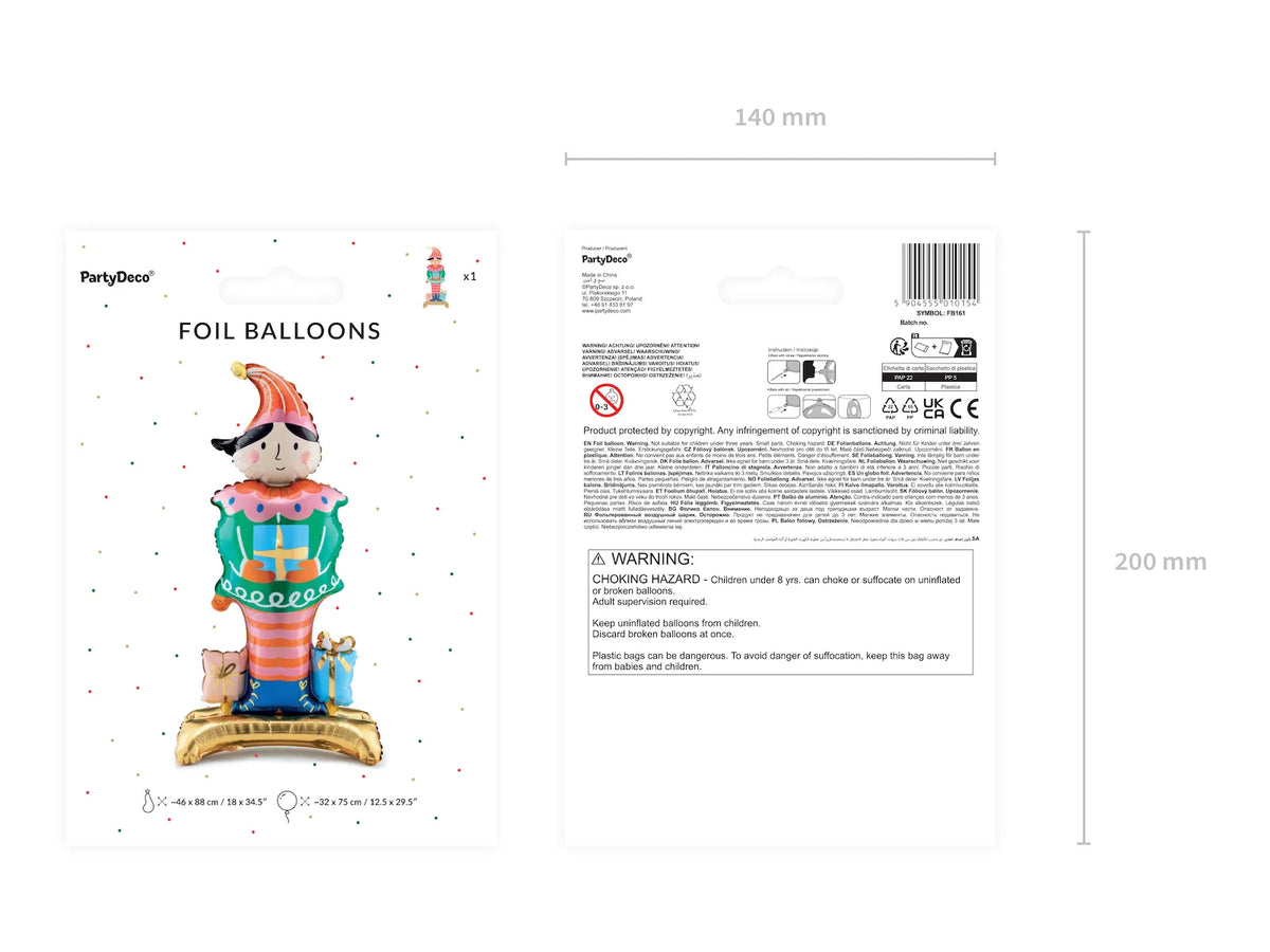 Standing Foil Balloon Elf