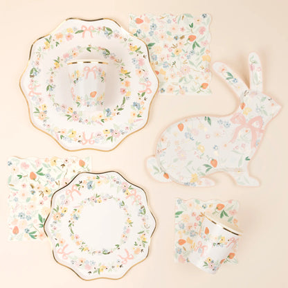 Elegant Floral Side Plates