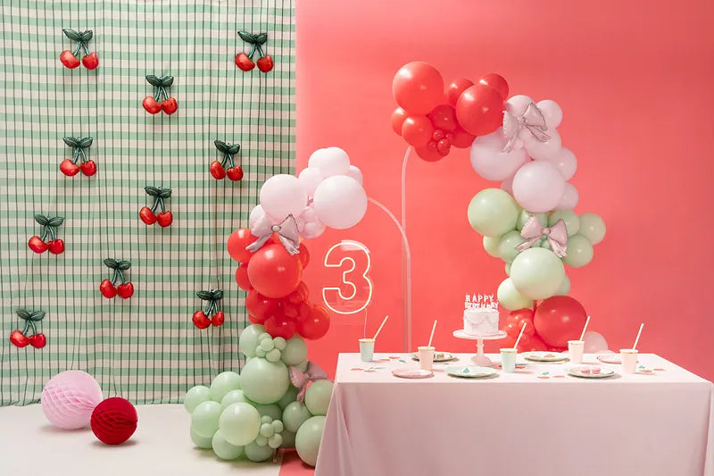 Foil Balloons for Garlands- Bow, Red