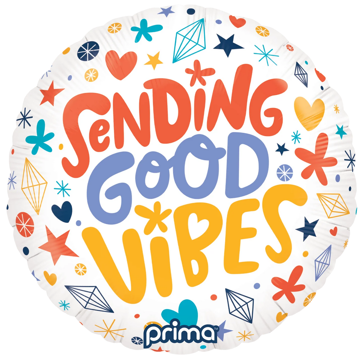 18” Round Sending Good Vibes