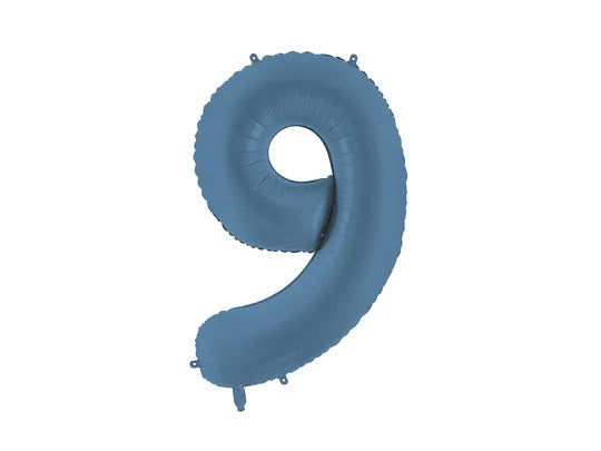 Foil Balloon Number Navy Blue