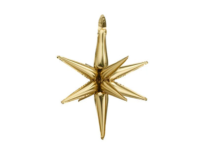 3D Foil Balloon Star Gold