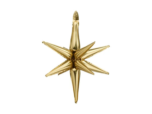 3D Foil Balloon Star Gold