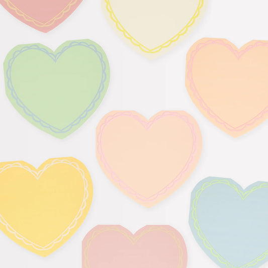 Pastel Heart Large Napkins