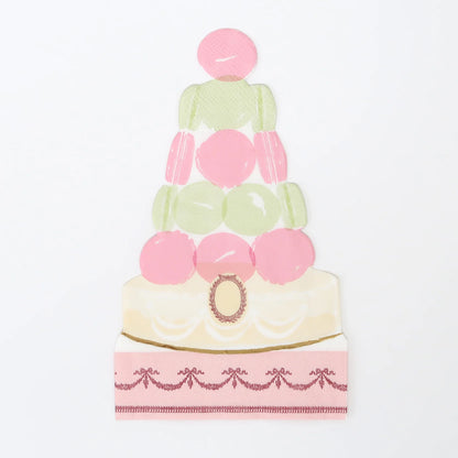 Laduree Paris Macaron Pyramid Napkins