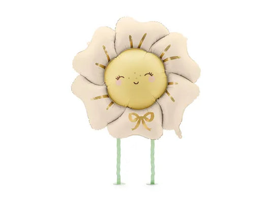Foil Balloon Flower Light Beige (104X104CM)