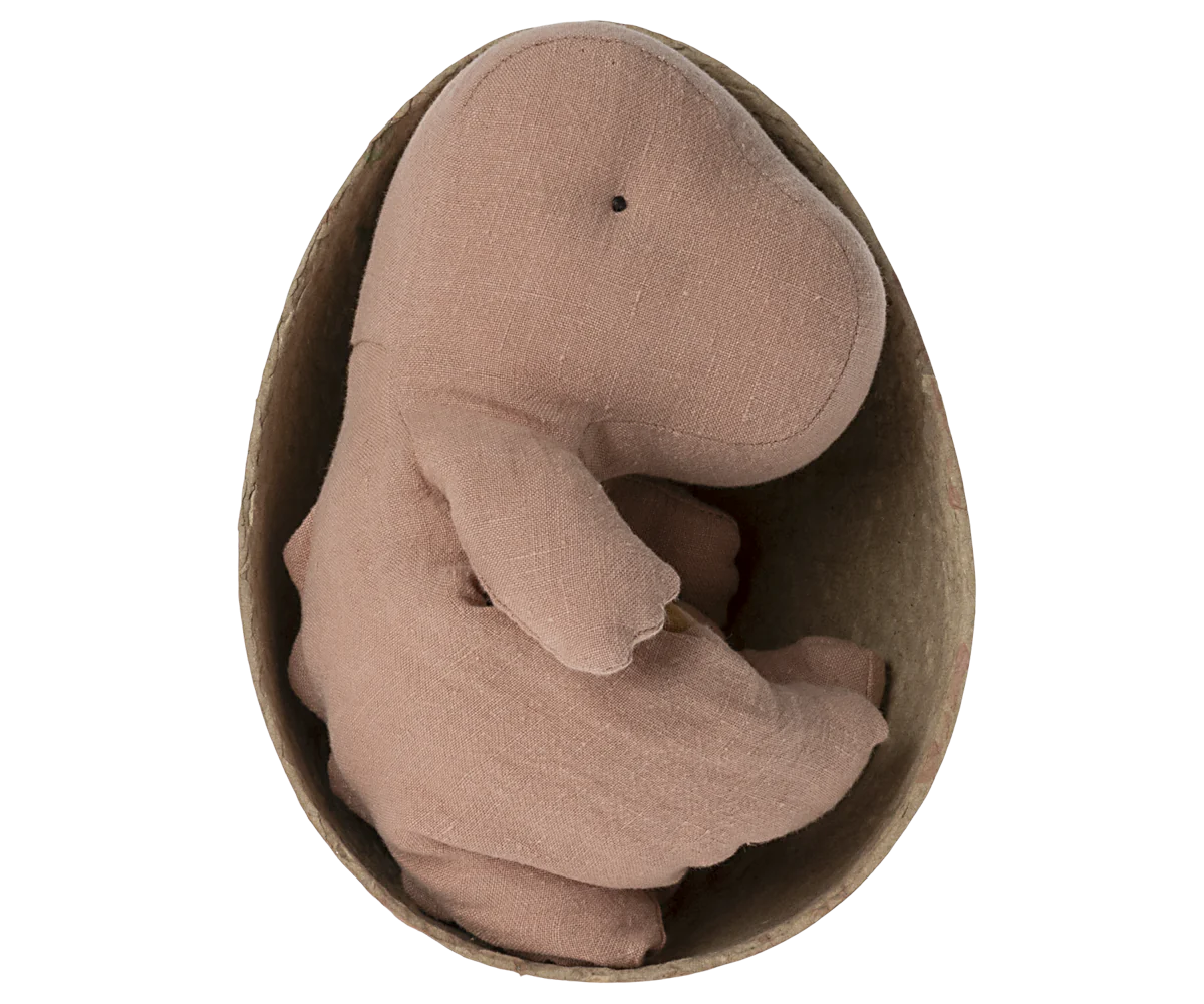 Gantosaurus in egg, Small - Old rose