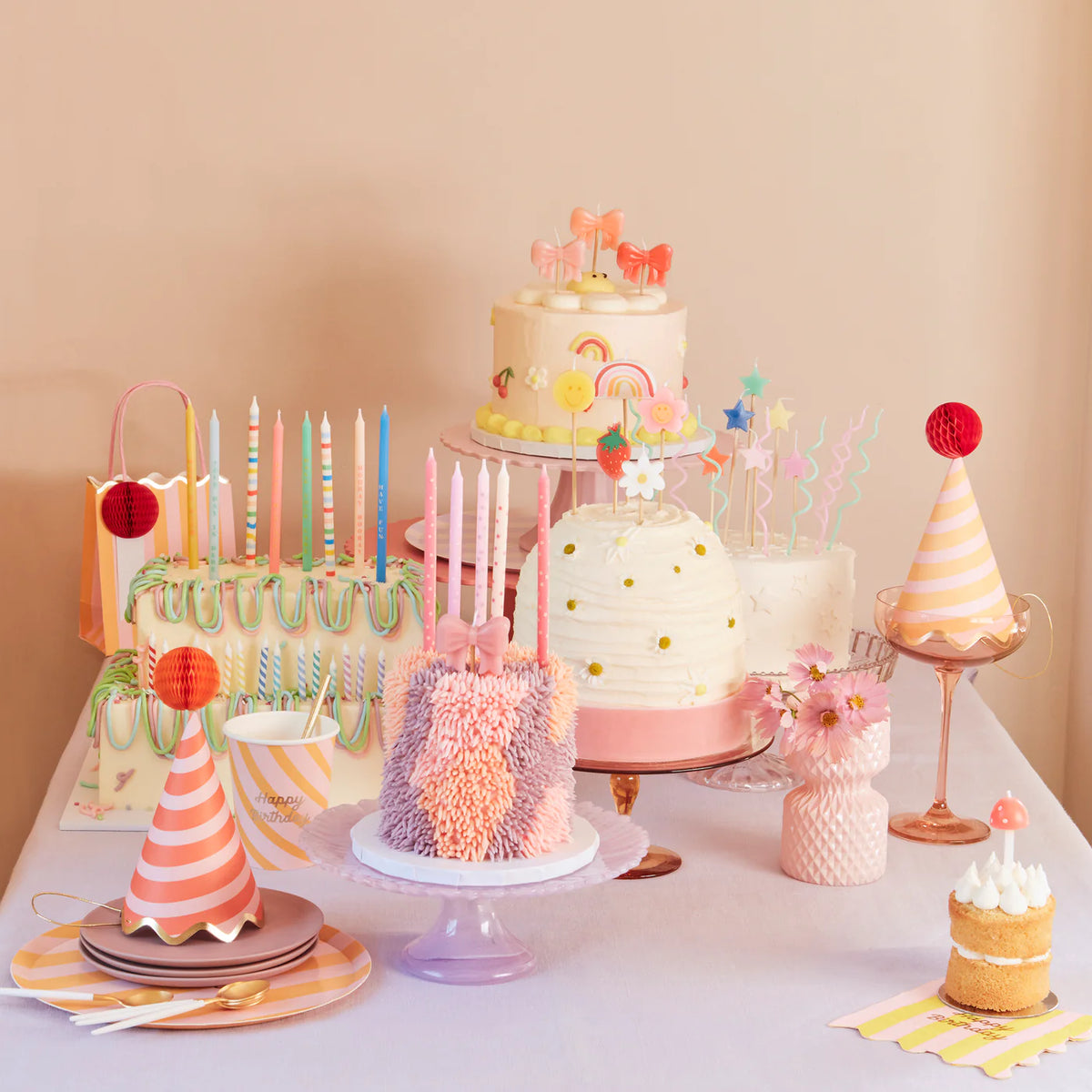 Birthday Phrases Candles (x16)