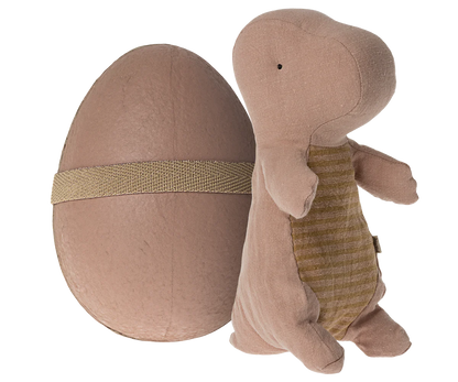 Gantosaurus in egg, Small - Old rose