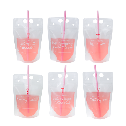 Camp Bachelorette Drink Pouch Set