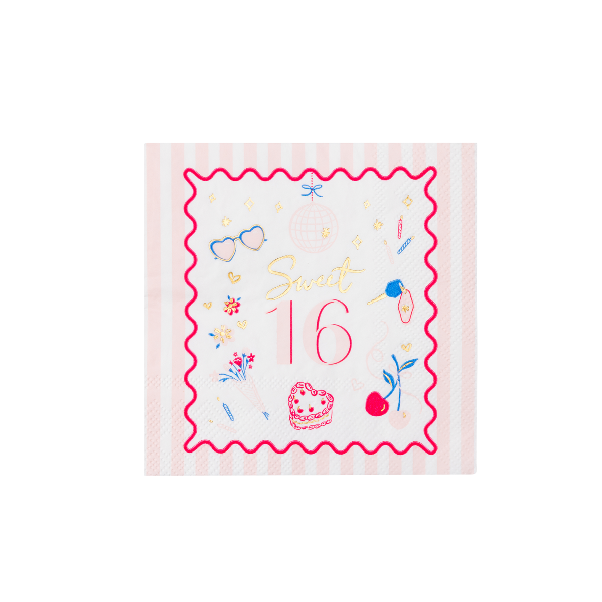 SWEET 16 ICON COCKTAIL NAPKINS