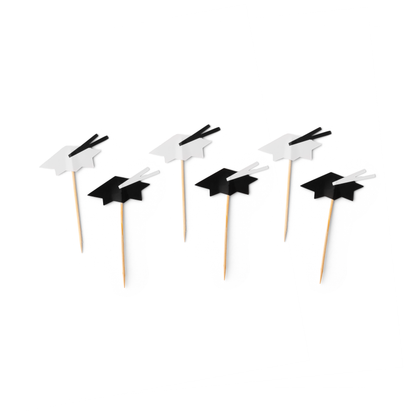 GRAD HAT CUPCAKE TOPPERS