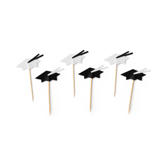 GRAD HAT CUPCAKE TOPPERS