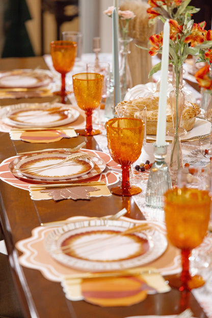 Die Cut Autumn Leaf Shaped Beverage Napkin