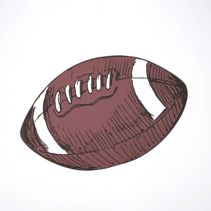 Sports Fan Football Paper Placemat