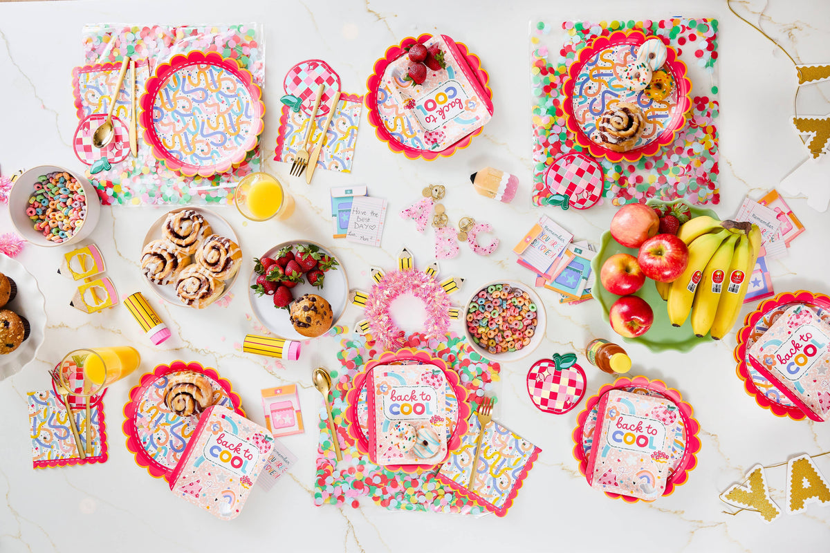 Disco Apple Paper Dessert Napkins (5" / 20 ct)